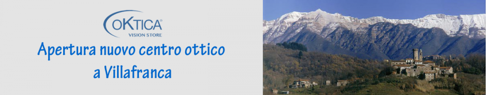 Apertura centro Ottico Villafranca